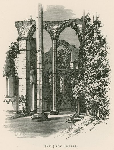 Abbaye de Fountains, La Chapelle de la Dame - Alexander Francis Lydon